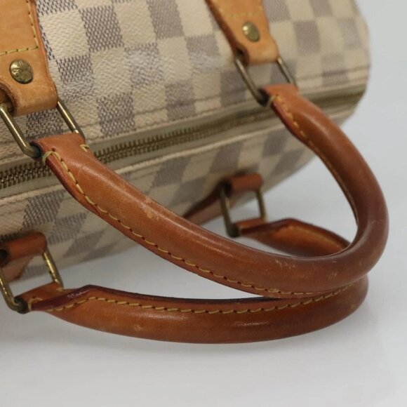 LOUIS VUITTON Damier Azur Speedy 30 Hand Bag N41533 LV Auth bs24986 - Picture 9 of 16